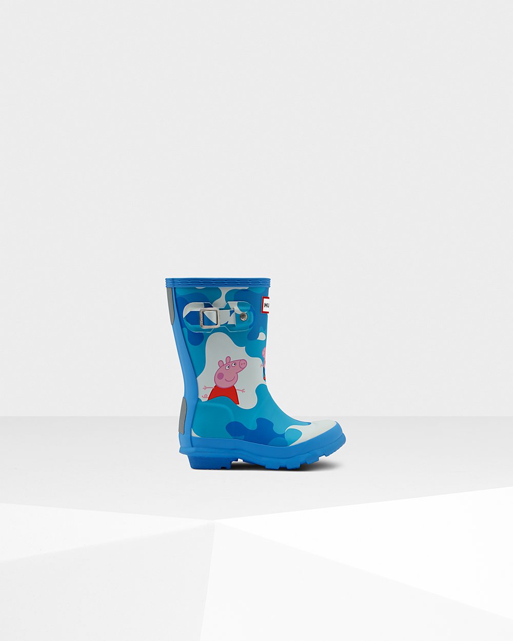 Bottes de Pluie Hunter Original Petits Peppa Pig Enfant Bleu OGHPCRQ-14